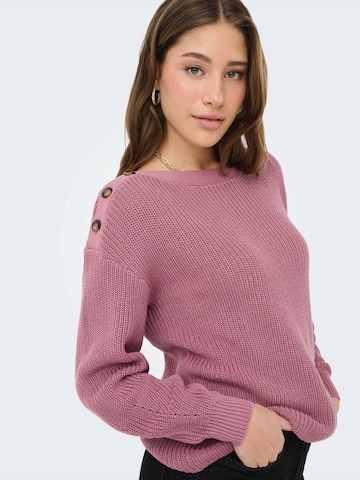 ONLY Sweater 'ONLHilde' in Pink