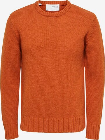 SELECTED HOMME Pullover i orange: forside