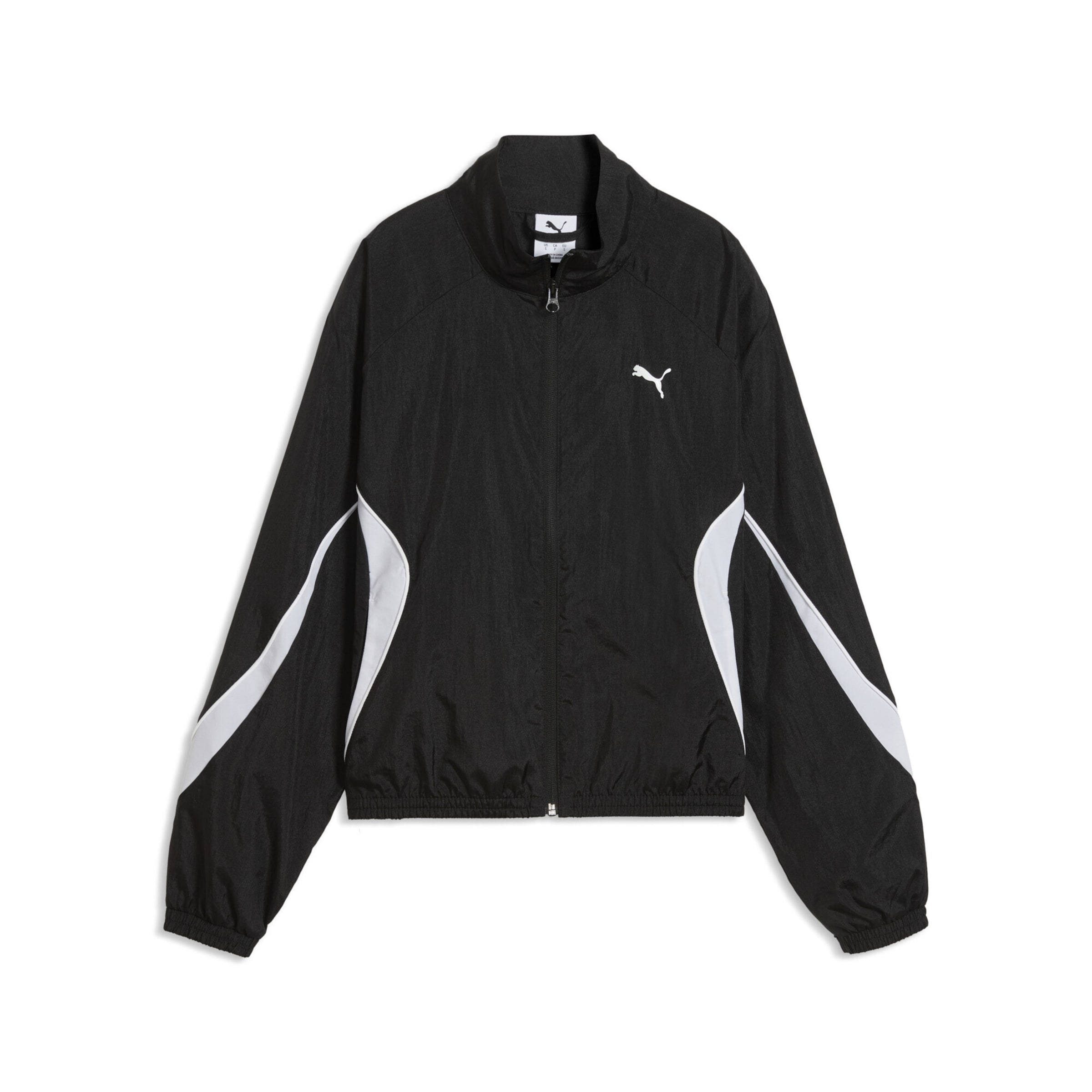 PUMA Sportjacke in Schwarz: Vorderseite