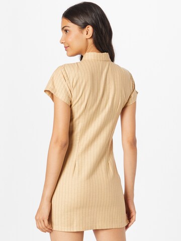 Motel Dress in Beige