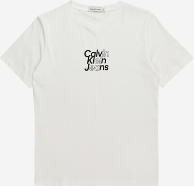 Calvin Klein Jeans T-Shirt en noir / blanc, Vue avec produit