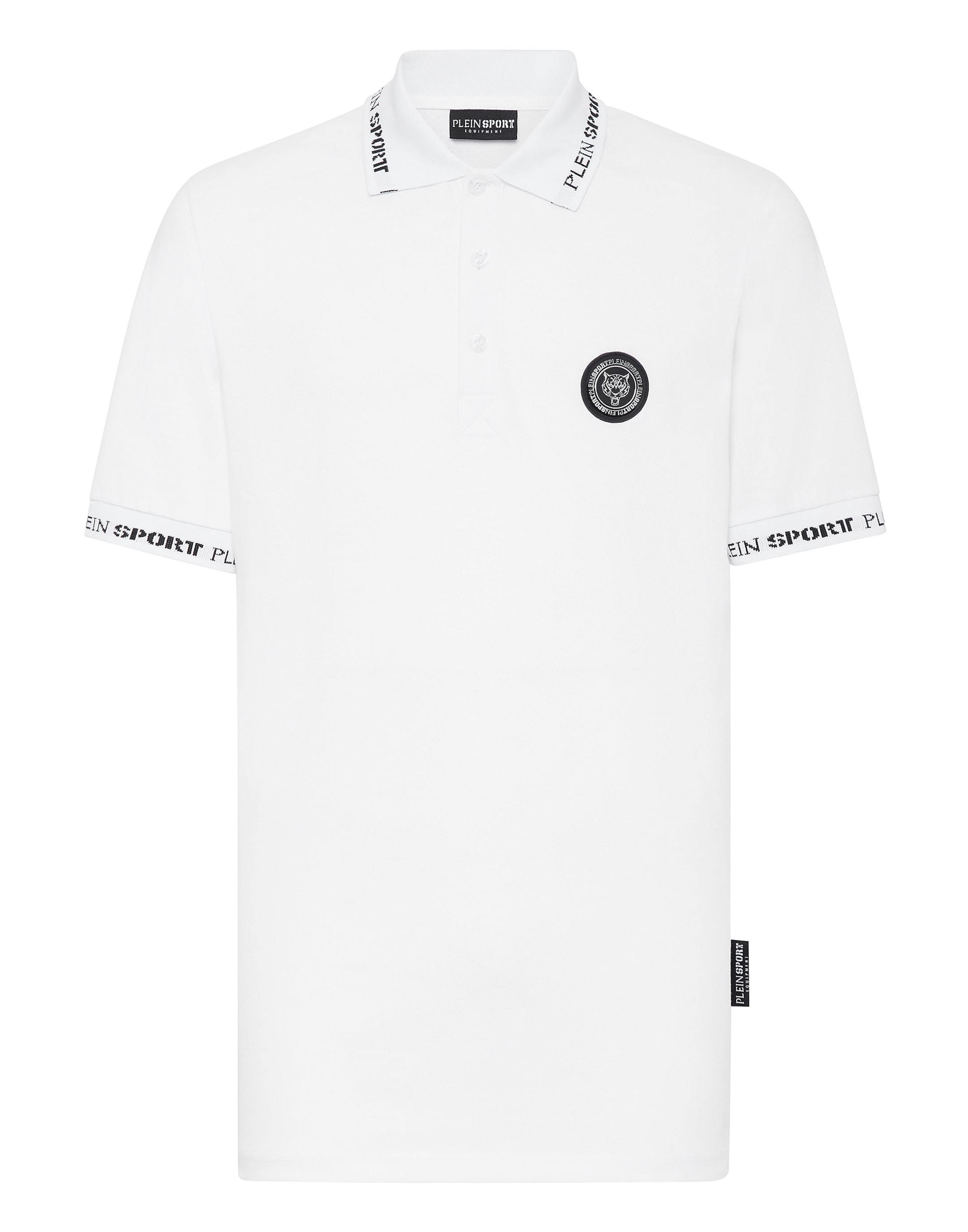 Plein Sport - Camiseta 'Tiger' en blanco: frente
