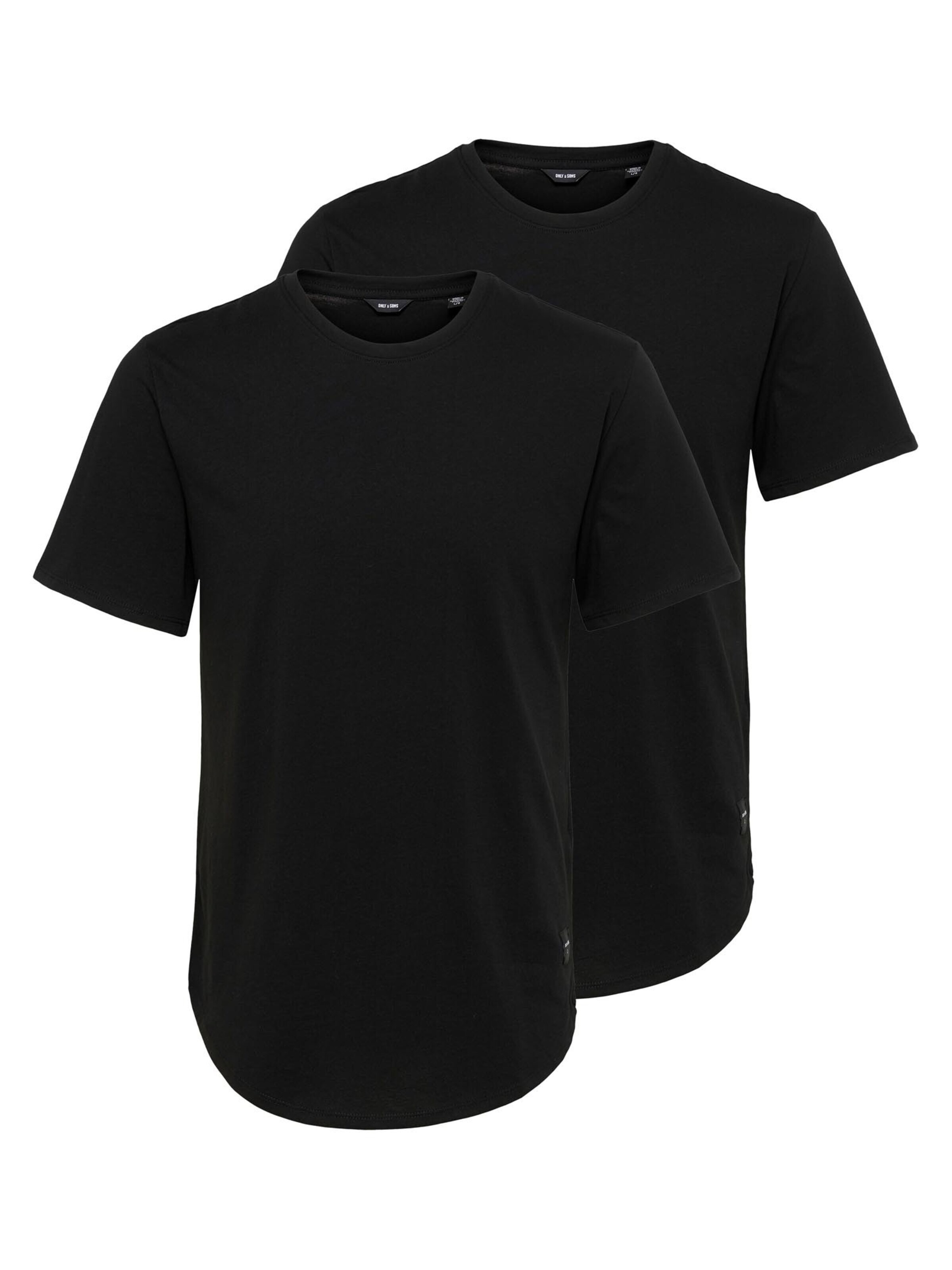 Only & Sons Shirt 'Matt'‌‌‌‌‌ in Schwarz: Vorderseite