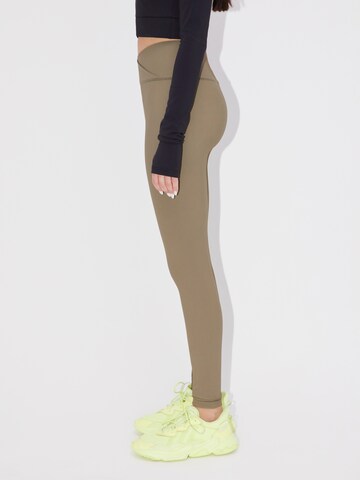 Skinny Leggings 'Kirsten' de la LeGer by Lena Gercke pe verde