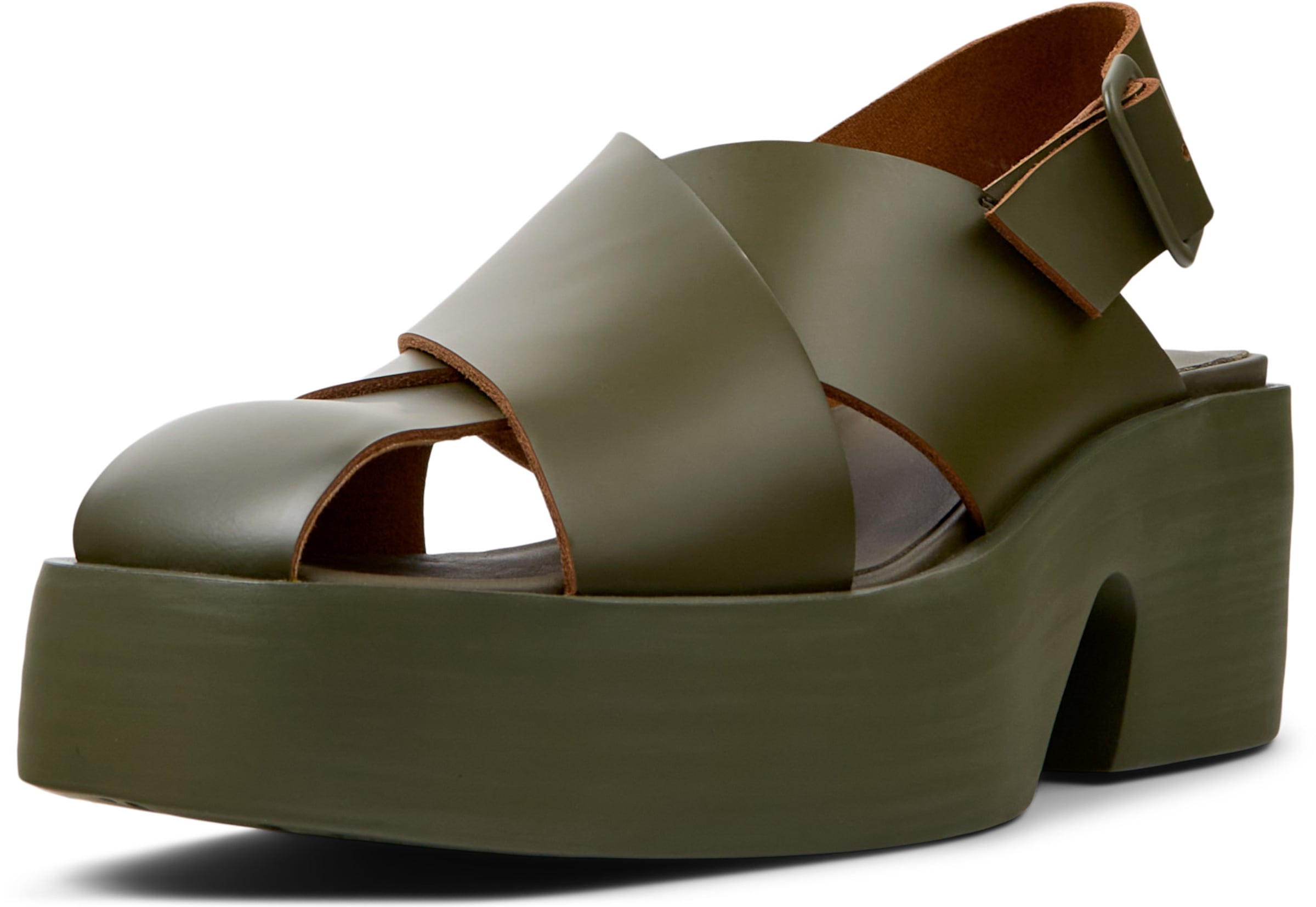 Sandales à lanières 'Billie' CAMPER en vert : devant