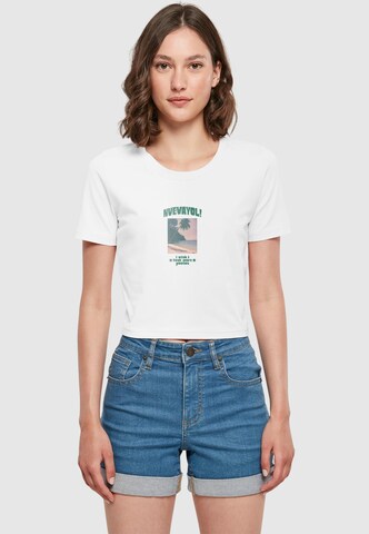 Miss Tee T-Shirt 'Nuevayol' in Weiß: Vorderseite