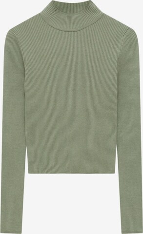 Pull&Bear Sweater in Green: front