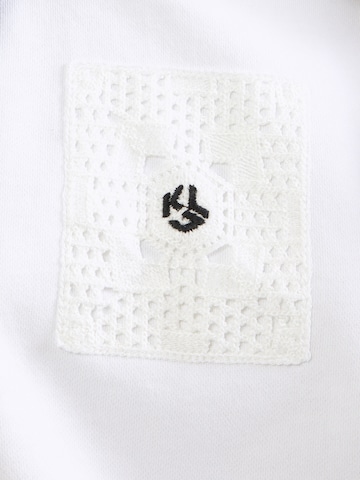 KARL LAGERFELD JEANS Sweatshirt in White