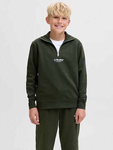 Sweat Jack & Jones Junior en vert : devant
