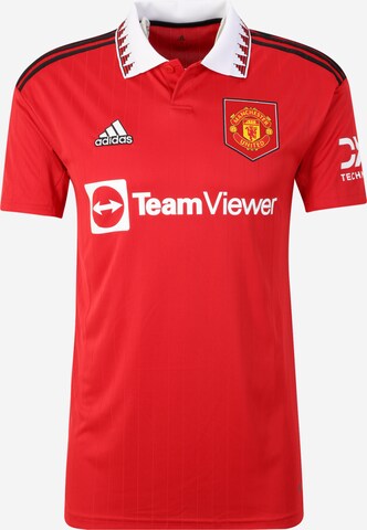 Maillot 'Manchester United 22/23 Home' ADIDAS SPORTSWEAR en rouge : devant