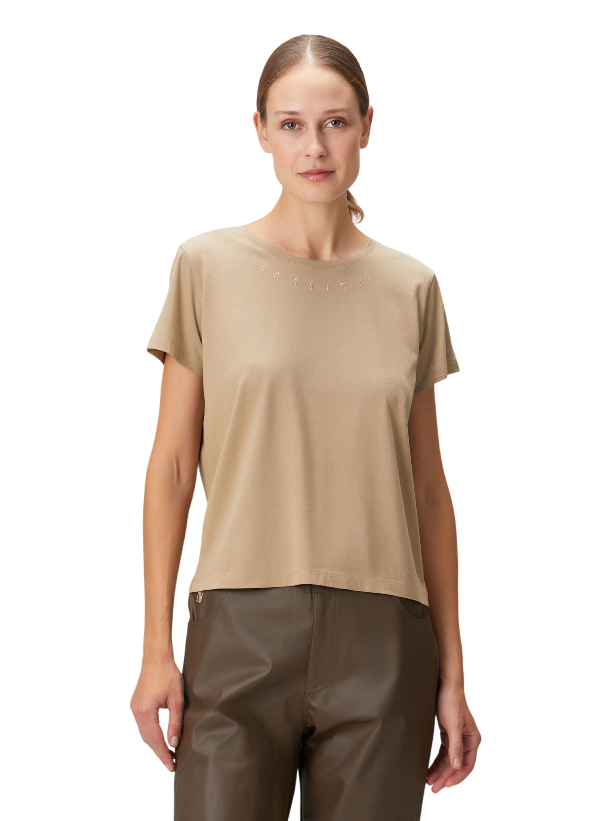 BASSIGUE T-Shirt in Beige: Vorderseite