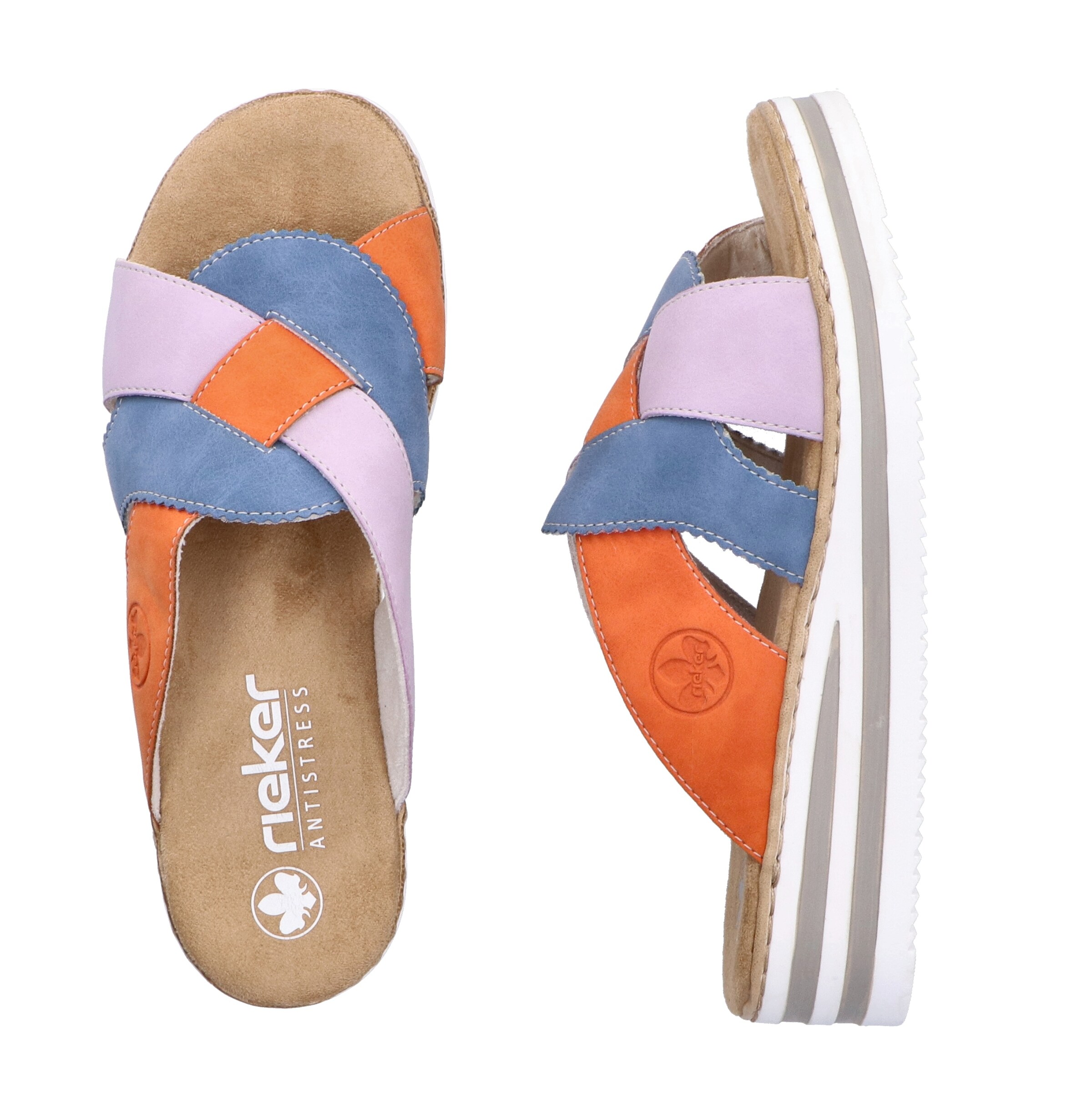 Rieker Mules in Blue