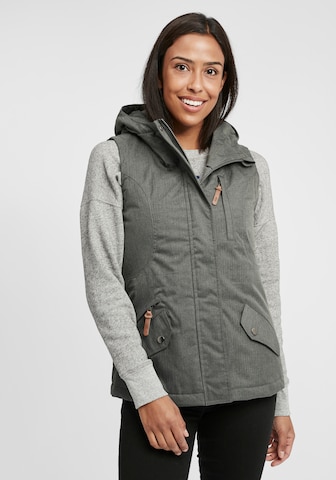 Oxmo Bodywarmer 'Belissa' in Grijs: voorkant