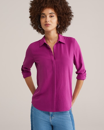 WE Fashion Bluzka w kolorze fioletowy: przód