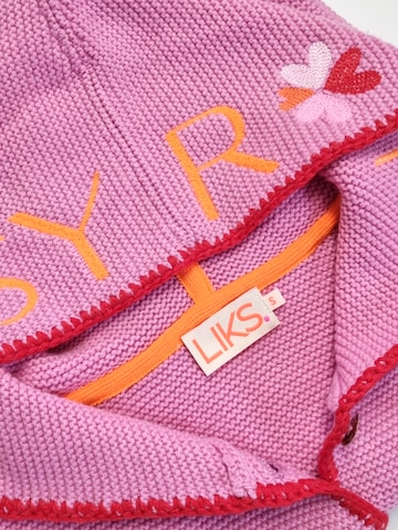LIKS. Munich Strickjacke in Pink