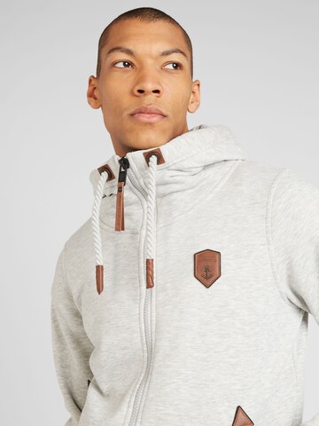 naketano Zip-Up Hoodie in Grey