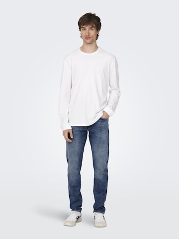 Coupe slim Jean 'WEFT' Only & Sons en bleu