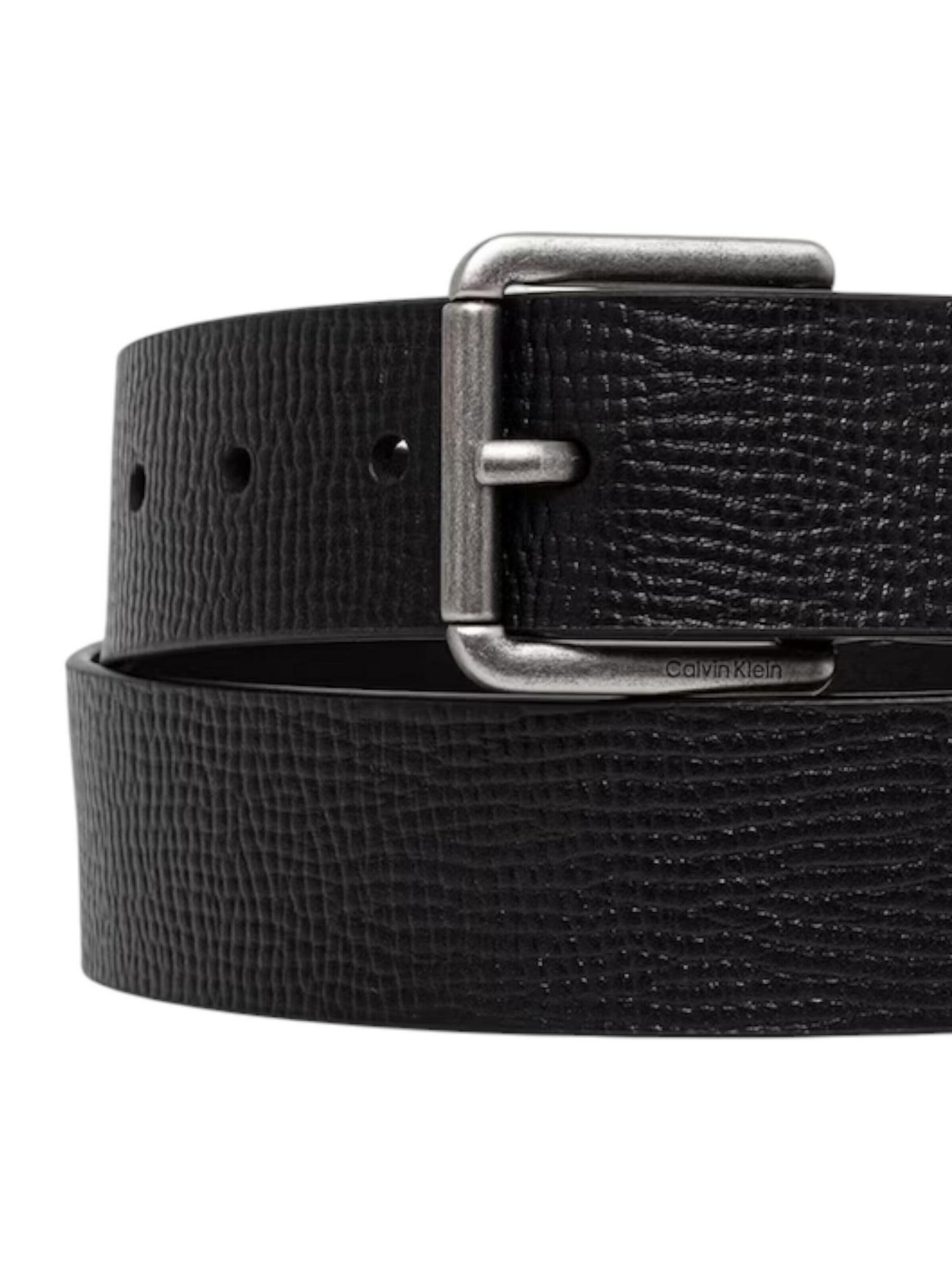 Cintura 'CASUAL ROLLER BUCKLE 40MM LV04D7098G' di Calvin Klein in argento