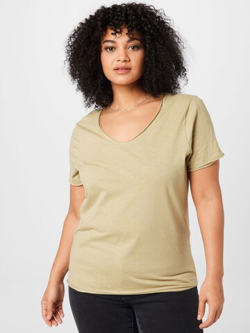 ONLY Carmakoma - Camiseta 'BONNIE' en verde: frente