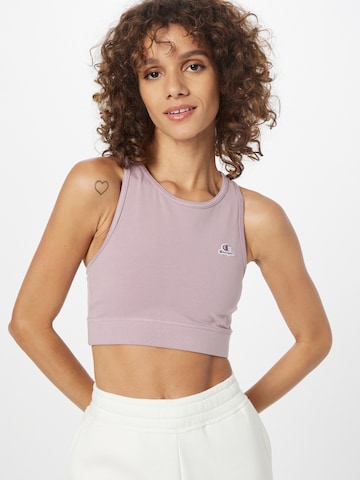 Champion Authentic Athletic Apparel Bralette Bra in Pink: front