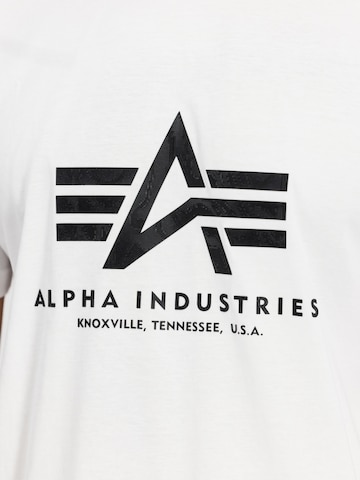 ALPHA INDUSTRIES Shirt in Wit