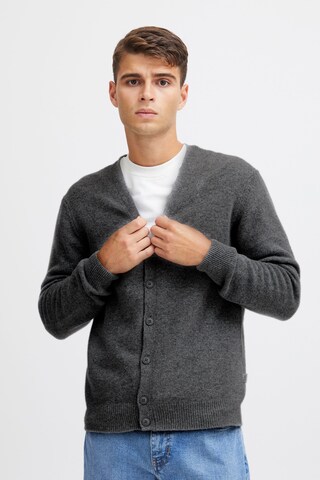 Casual Friday Knit Cardigan 'Karl' in Grey: front