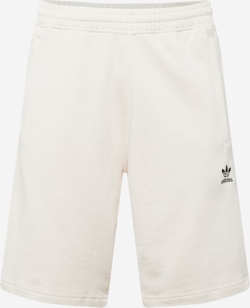 Regular Pantalon 'Essentials' ADIDAS ORIGINALS en blanc : devant