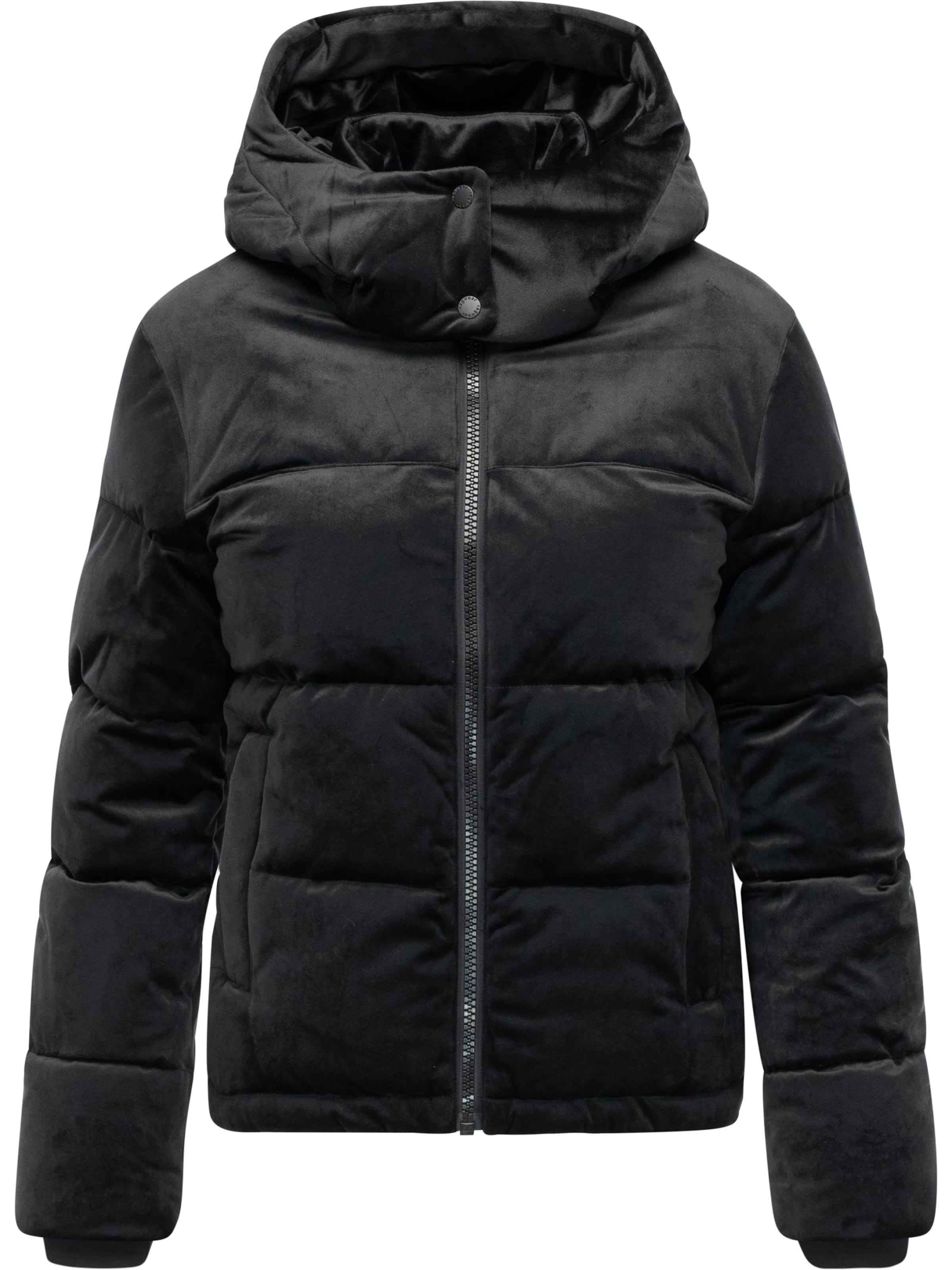 Ragwear - Casaco de inverno &#x27;Roobie&#x27; em preto: frente