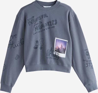 Next Sweater majica 'Conversational Sketch' u mornarsko plava / safirno plava / prljavo bijela, Pregled proizvoda