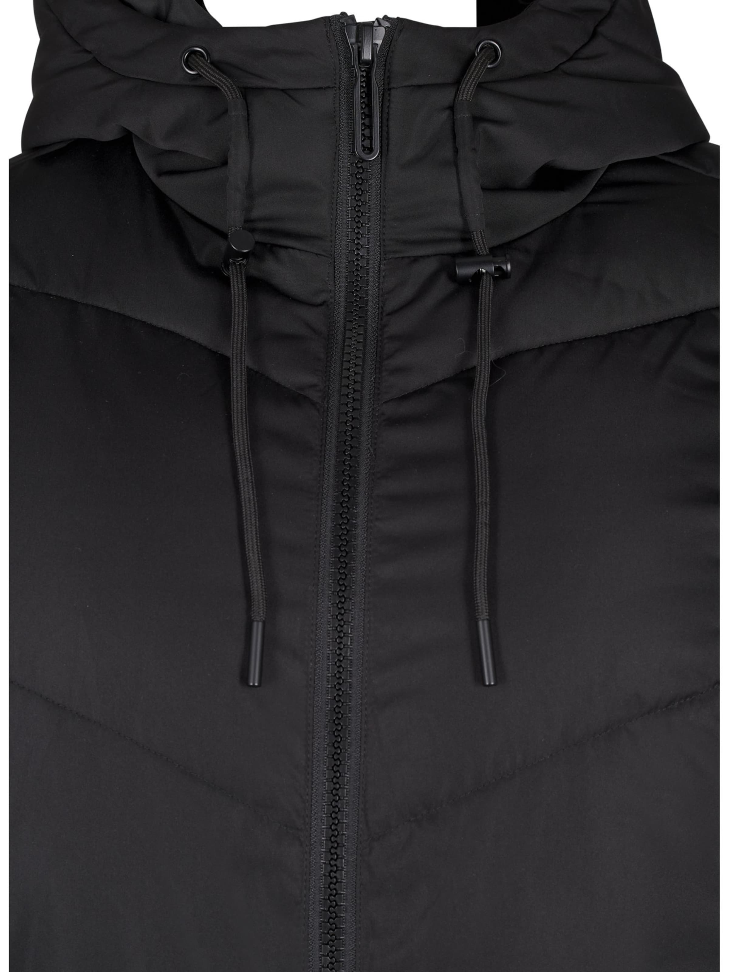 Zizzi Winter coat 'CANORDIC' in Black