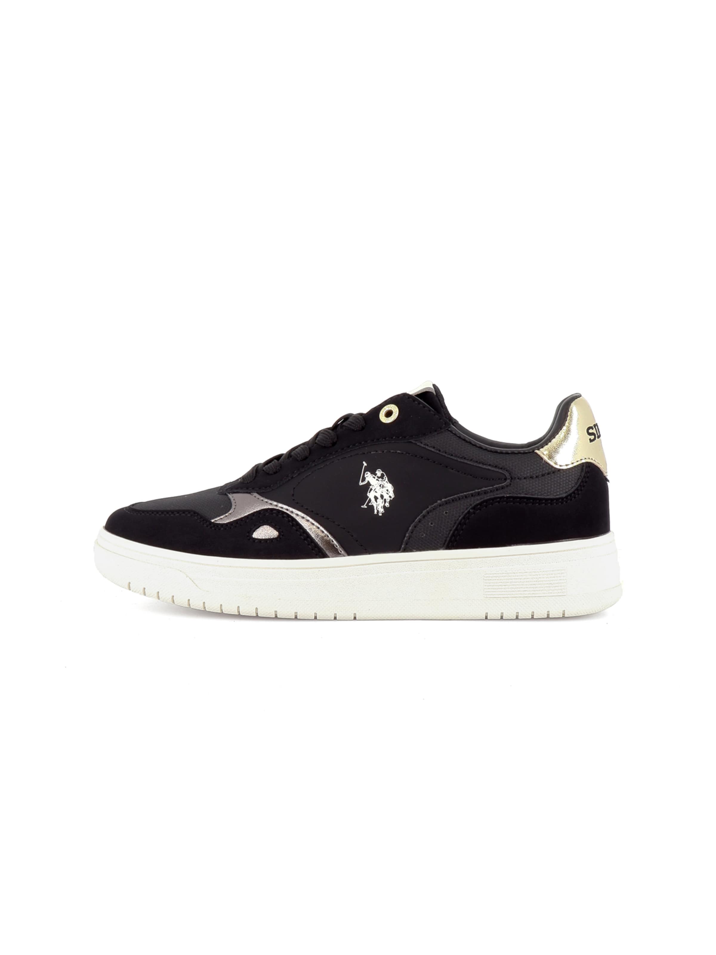 Sneaker bassa 'Kosmo' di US POLO ASSN. in nero: frontale