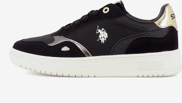 US POLO ASSN. - Zapatillas deportivas bajas 'Kosmo' en negro: frente