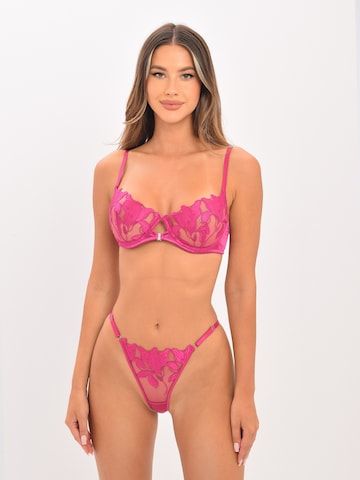 Orchibelle Bralette Underwear Sets in Purple