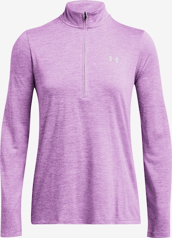 UNDER ARMOUR Athletic Sweater 'Tech Twist' in Purple: front