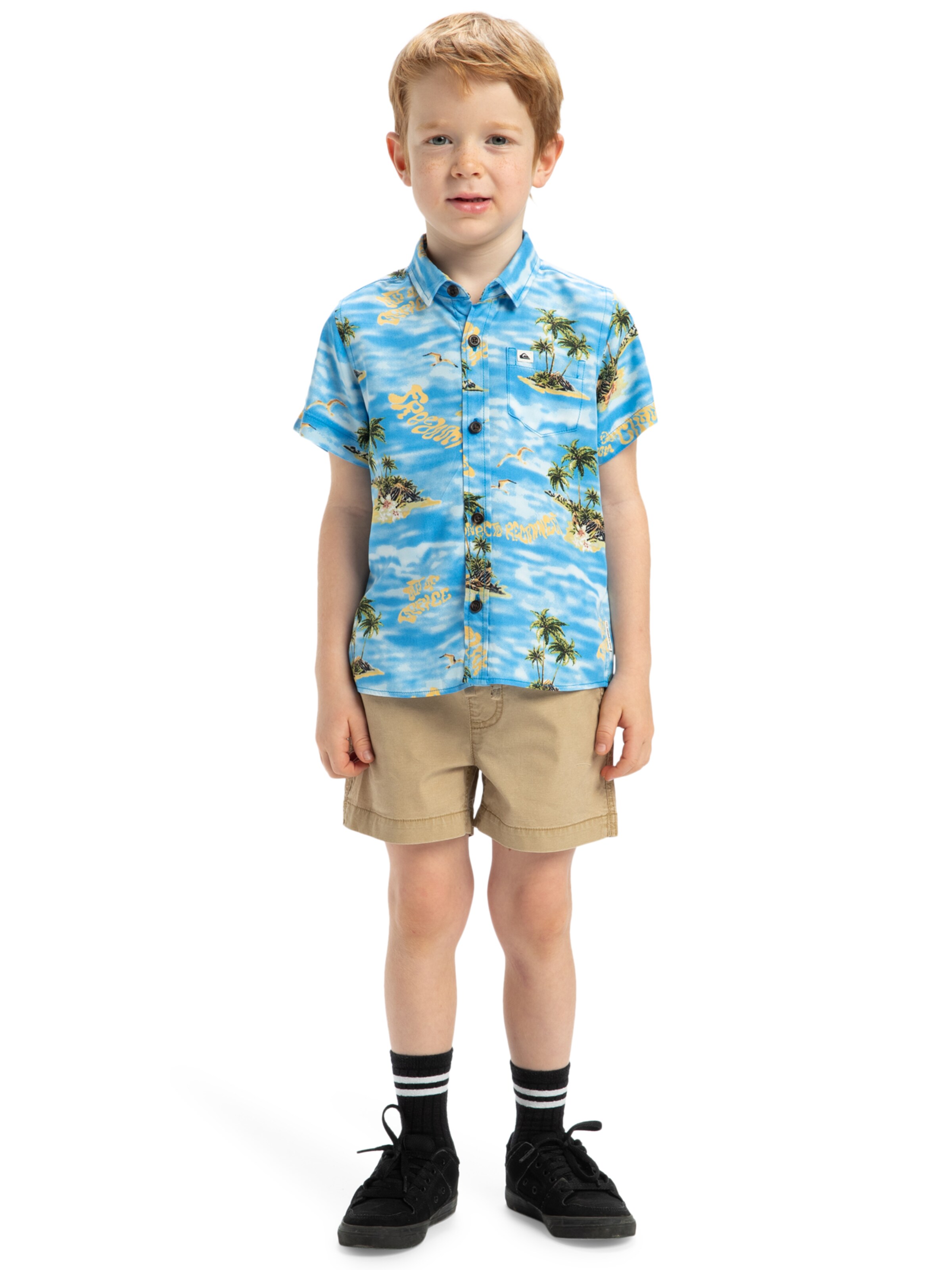 QUIKSILVER Regular fit Overhemd 'Safe Paradise' in Blauw