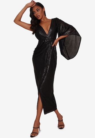 Chi Chi London Evening Dress in Black: front