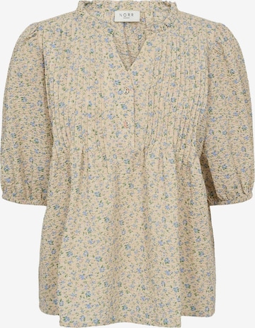 Chemisier ' Opal ' NORR en beige : devant