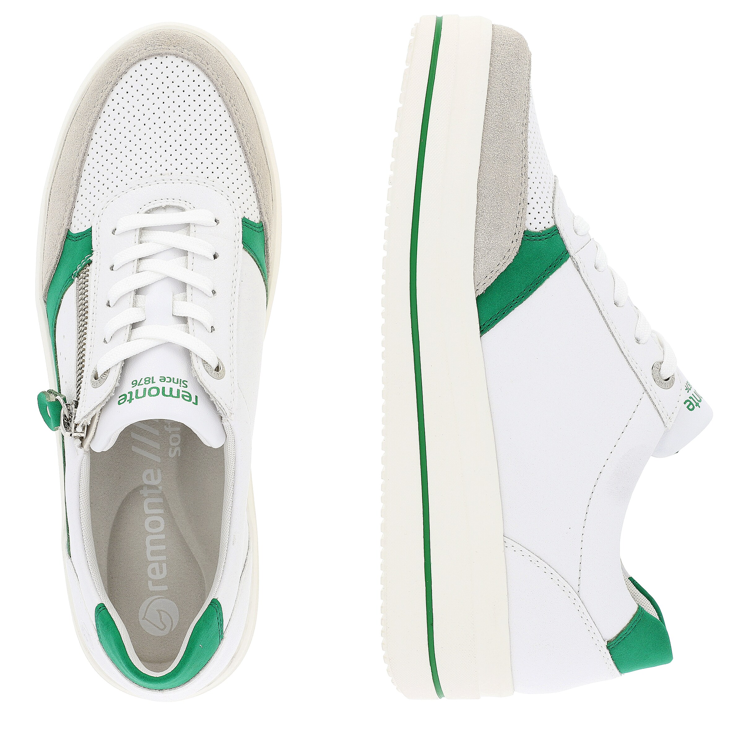 Baskets basses REMONTE en blanc