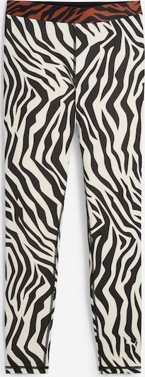 PUMA Спортен панталон 'Animal Remix' в коняк / черно / бяло / мръсно бяло, Преглед на продукта