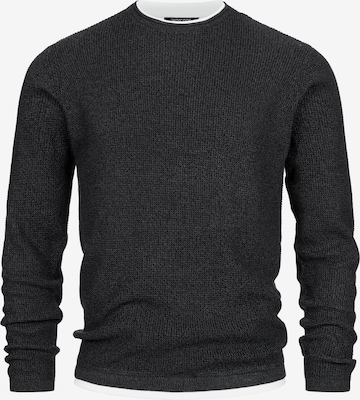 Pull-over 'Villads' INDICODE JEANS en gris : devant