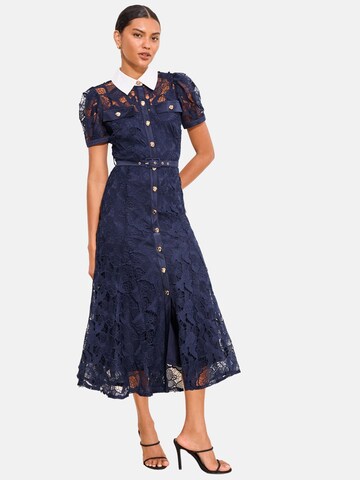 Abito camicia di Lipsy in blu: frontale