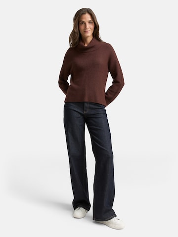 TOM TAILOR Sweater in Brown