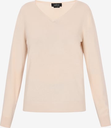 usha BLACK LABEL Sveter - Béžová: predná strana