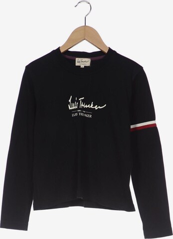 Luis Trenker Sweatshirt & Zip-Up Hoodie in S in Black: front