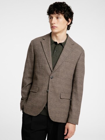 SELECTED HOMME Slim fit Suit Jacket in Brown