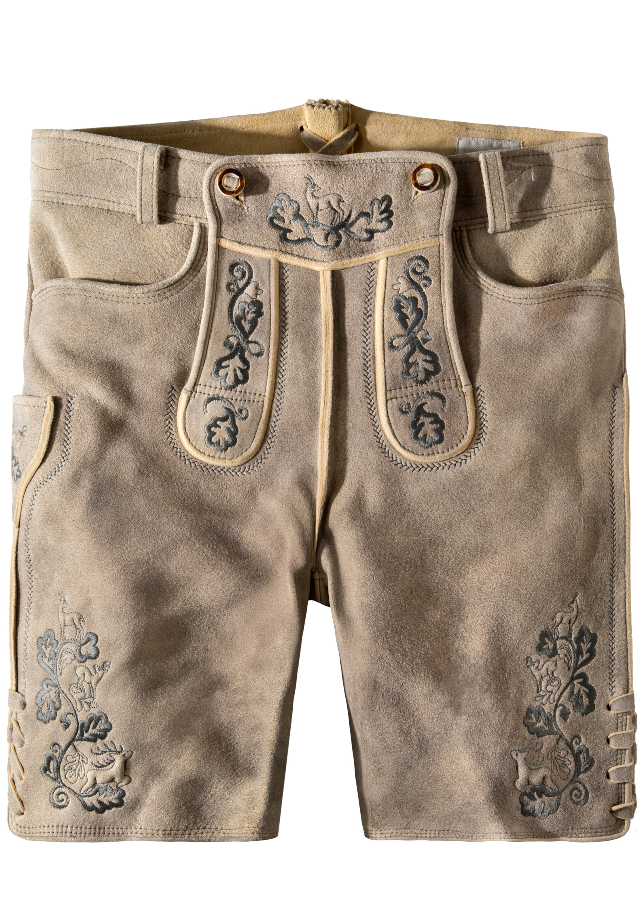 STOCKERPOINT Regular Trachtenhose 'Tobias' in Grau: Vorderseite