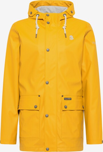 Schmuddelwedda Funktionsjacke in senf / hellgrau, Produktansicht