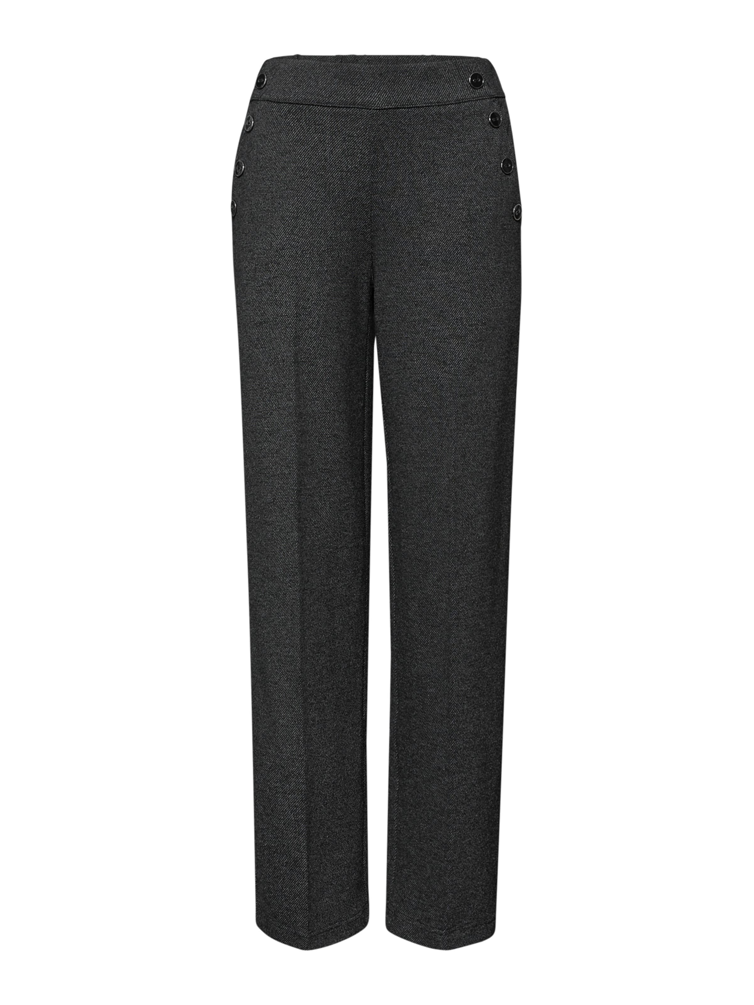 STREET ONE Regular Hose in Schwarz: Vorderseite