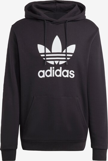 ADIDAS ORIGINALS Sweatshirt 'Adicolor Classics Trefoil' in schwarz / weiß, Produktansicht