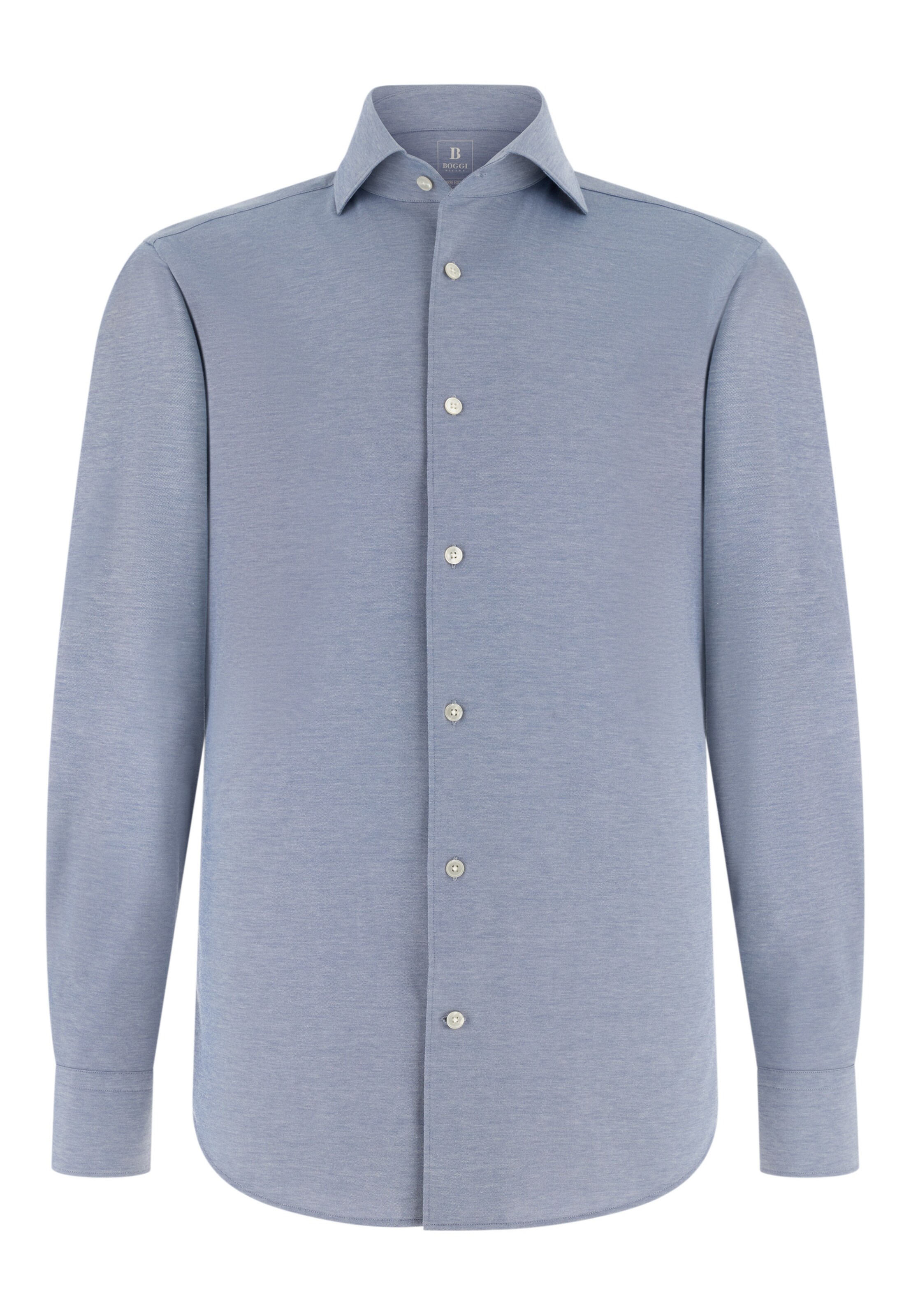 Chemise Boggi Milano en bleu : devant